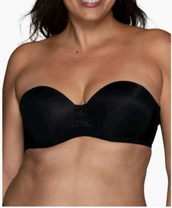 Black Strapless Bra