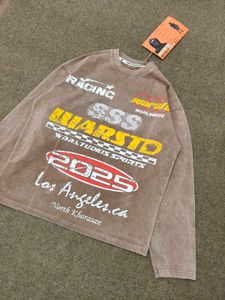 Retro Racing Graphic Long Sleeve T-Shirt