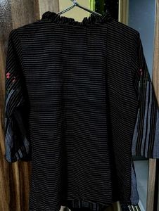 Striped Floral Top by DEVYAS