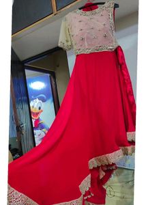 Elegant Gown with jacket and Duppata