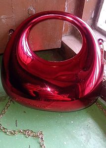 Shiny Red Handbag