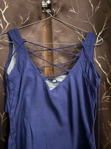 Beautiful Blue Floral Dress Material