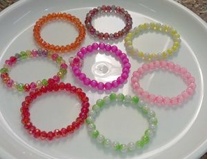 Stackable Beaded Bracelets - Set of 8