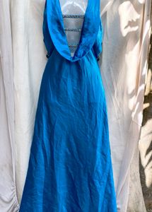 I. Stunning Royal Blue Evening Gown
