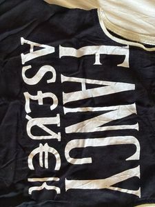 Black "Fancy" Graphic Tank Top
