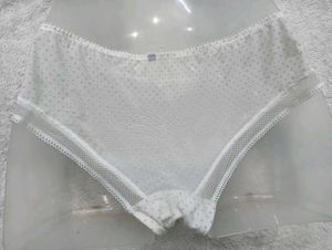White Polka Dot💙 Panties with Lace Trim