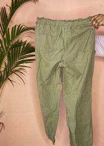 Comfortable Olive Green Jogger Pants