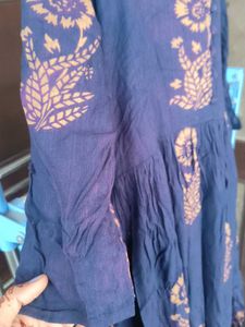 Elegant Floral Print Kurta Set