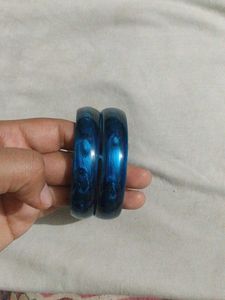 Beautiful Blue Bangles