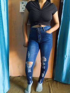 ❤️Ripped High-Waisted Jeans❤️