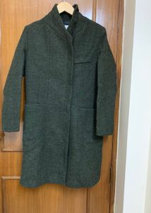 Olive Women Winter Overcoat