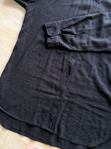 Black Cotton Shirt
