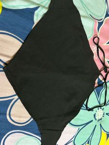 Stylish Black One-Piece Swimsuit