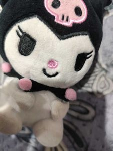 Kuromi Plush keychain