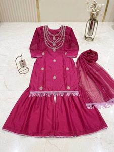 Elegant Pink Kurta Set with Dupatta