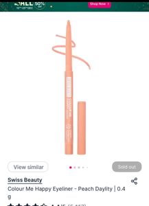 Swiss Beauty Colour Me Happy Peach Eyeliner