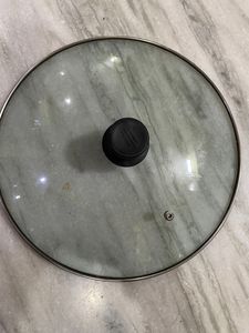 Induction Chula Frying Pan Kadhai With Glass Cover