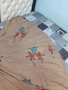 Beautiful Handpainted Floral Gown