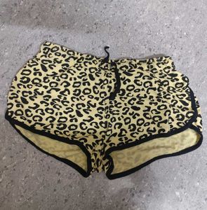 Leopard Print Lounge Shorts