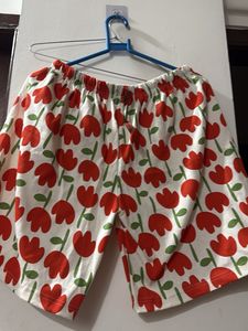 Cute Floral Pajama Shorts