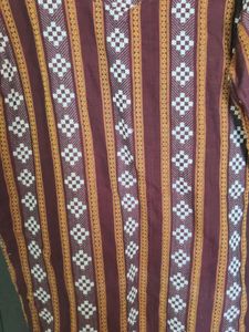 Maroon Pasapalli Sambalpuri Kurti Odisha textile