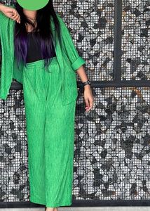 🍃Vibrant Green Co-ord Set