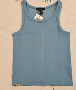 Forever 21 Blue Knitted Top For Girls