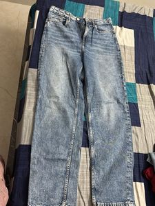 Wide Leg Denim Jeans