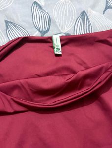 Elegant One-Shoulder Red Maxi Dress