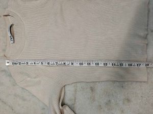 Zara Ribbed Knit Top