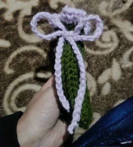 Crochet Drawstring Pouch