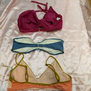 3 Bikini Tops Bundle
