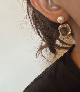 Elegant Pearl &amp; Citrine Earrings
