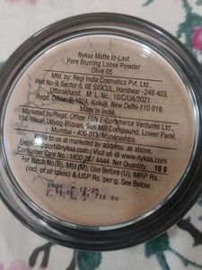 ✨New✨Nykaa Matte To Last Loose Powder Olive0