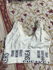 Sneakers Print Sports Bra