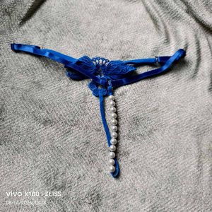 7138. Blue Butterfly Thong