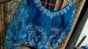 Teal blue Lehenga
