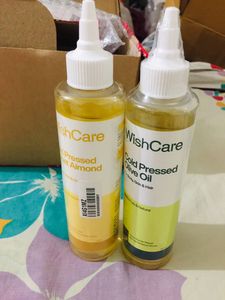 WishCare Cold Pressed Sweet Almond &amp; Olive Oil