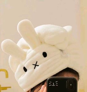 Cute Bunny Plush Hair Towel