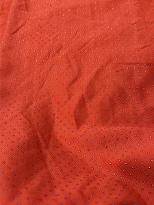 8mtr Bright Orange polyster fabric imported