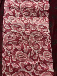 Beautiful Pink &amp; White Saree