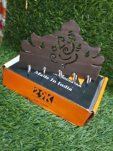 💥 Wooden Key Holder 5 Hooks Pack Of 1