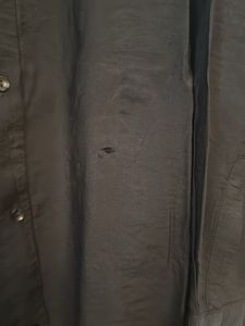 Classic Black Oversized Button-Up Shirt