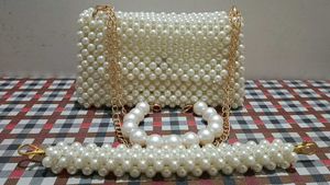 Stunning Pearl Beaded Handbag( Free delivery)