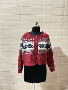 Old navy imported Cozy Snowflake Cardigan