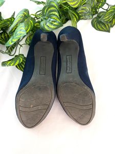 Navy Blue Kitten Heels (Women)