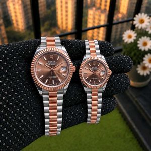 Rolex Datejust Two-Tone Watch Pair COUPLE WATCHES