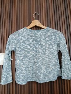 Cozy Marled Knit Sweater Top