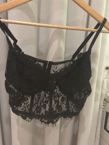 Elegant Black Lace Bralette