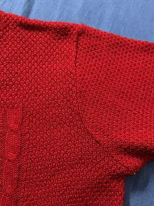 Red sweater